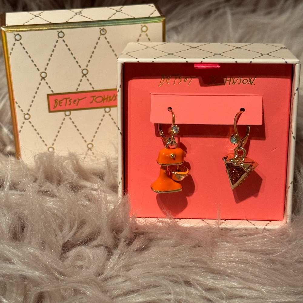 Betsey Johnson fall earrings
